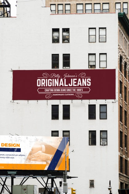 Billboard In The City Mock-Up Psd