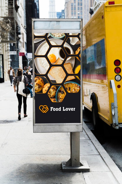 Billboard In The City Mock-Up Psd