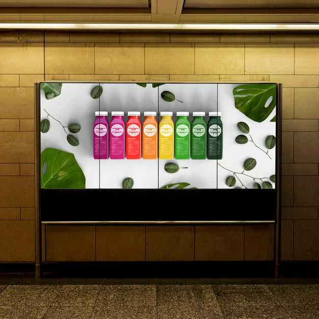 Billboard Mock-Up In Public Psd