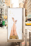 Billboard Mock-Up With Woman Psd