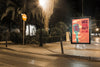 Billboard Mockup In City At Night Psd
