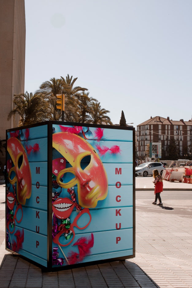 Billboard Mockup In City Psd