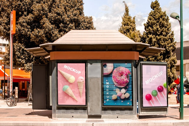 Billboard Mockup In City Psd