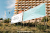 Billboard Mockup In Front Of Tall Building Psd