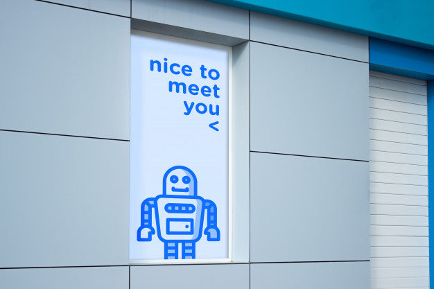 Billboard Mockup On Shop Window Psd