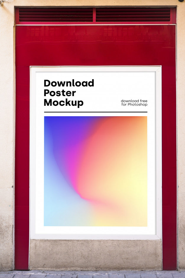 Billboard Mockup Urban Poster Psd