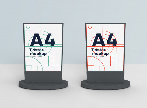 Billboard Mockups Scene 3D Psd