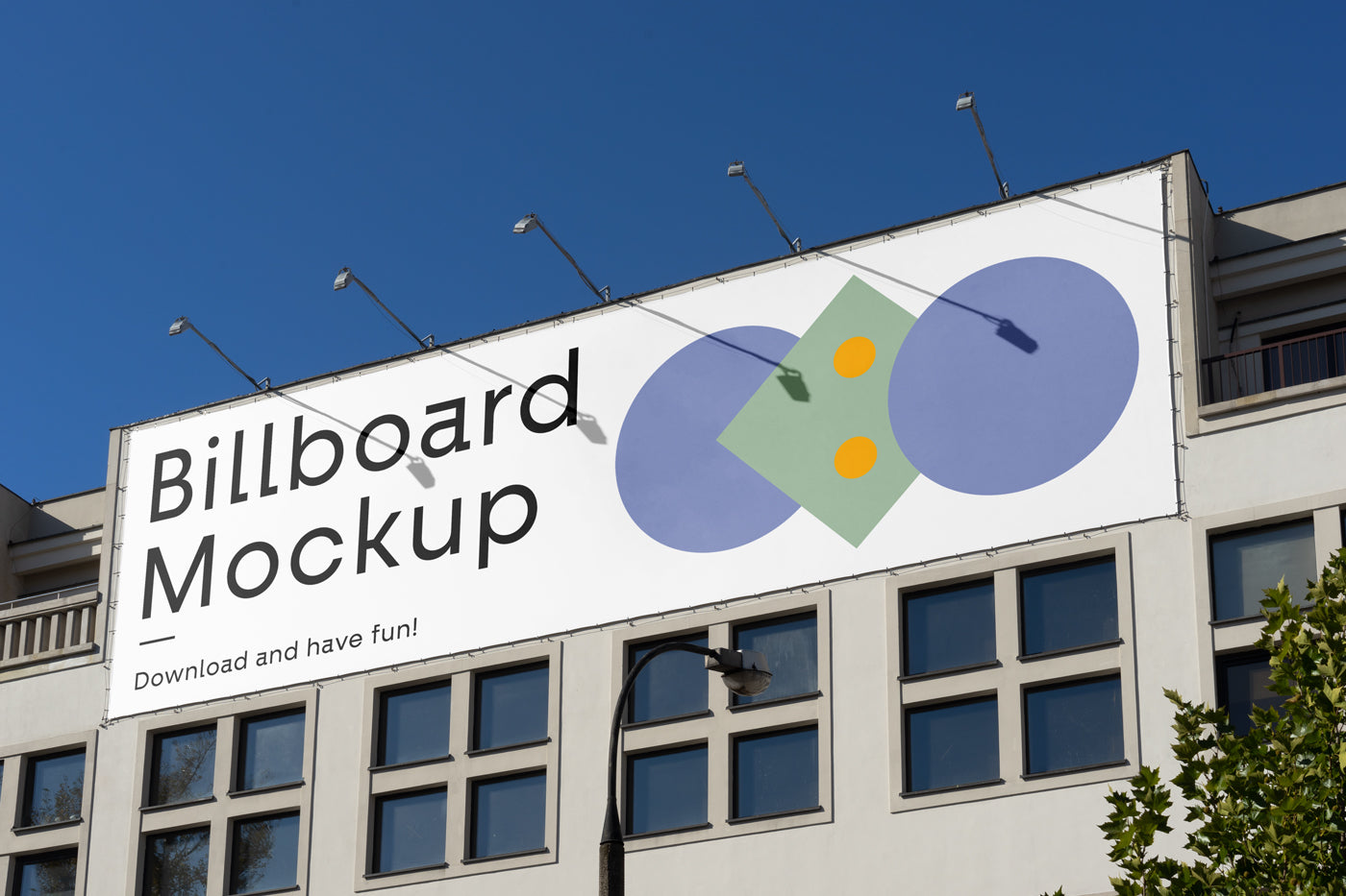 Billboard On The Building Mockup