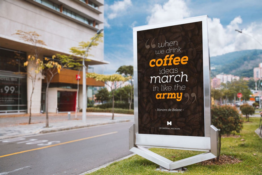 Billboard Outdoor Advertising (Mockup)