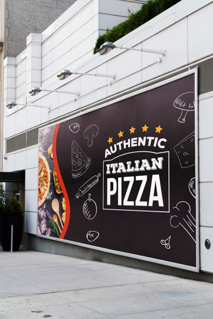 Billboard Sign Concept Mock-Up Psd