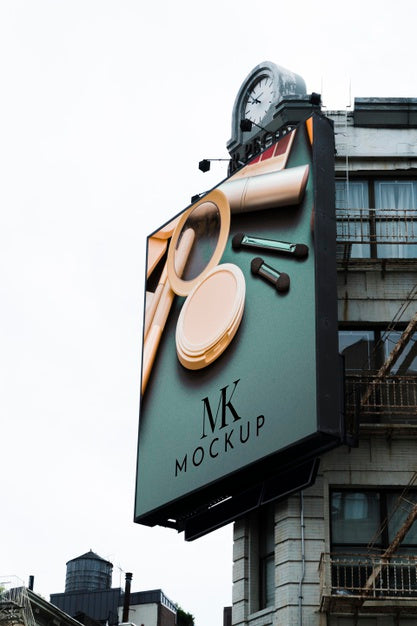 Billboard Sign Concept Mock-Up Psd