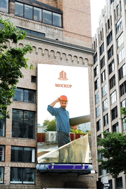 Billboard Sign Concept Mock-Up Psd