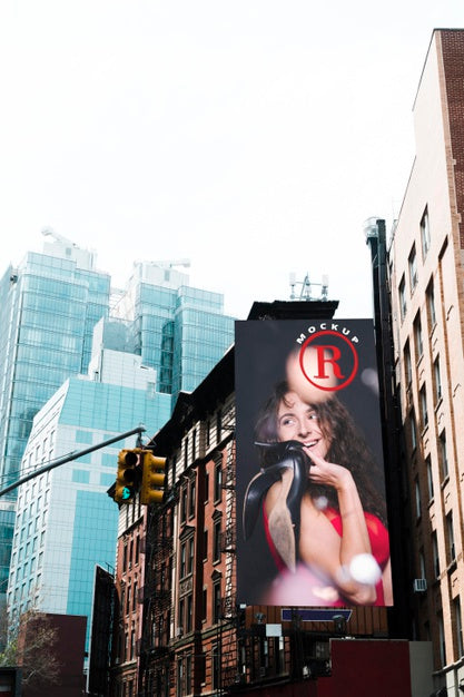 Billboard Sign Concept Mock-Up Psd