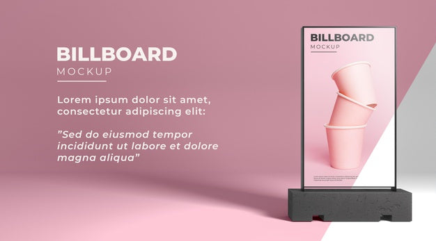 Billboard Studio Mock Up Psd