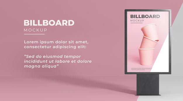 Billboard Studio Mock Up Psd