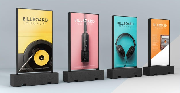 Billboard Studio Mock Up Psd