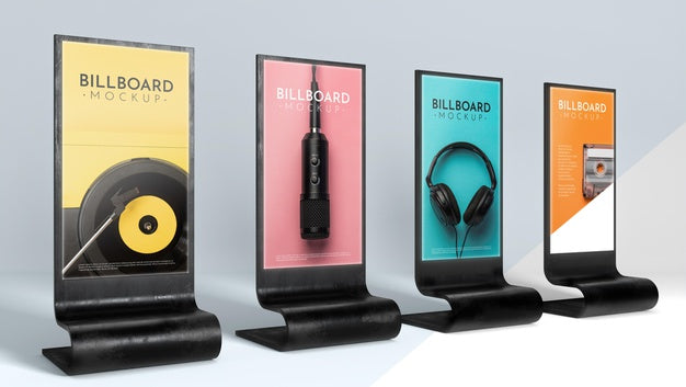 Billboard Studio Mock Up Psd