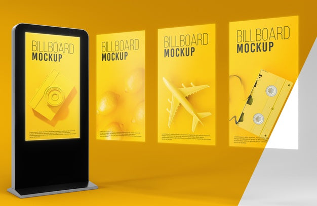 Billboard Studio Mock Up Psd