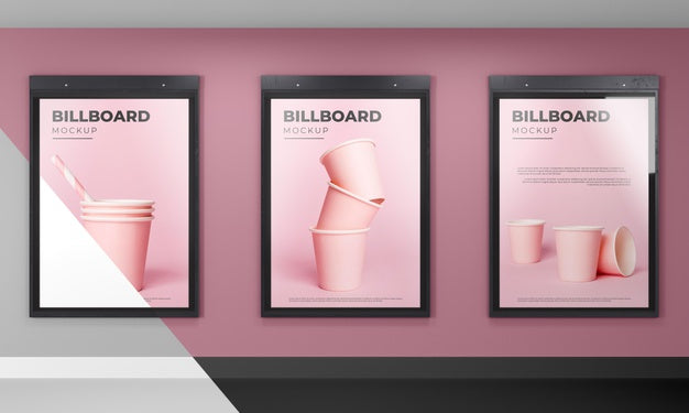 Billboard Studio Mock Up Psd