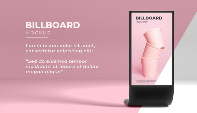 Billboard Studio Mock Up Psd
