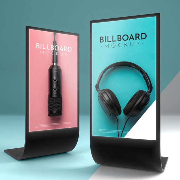 Billboard Studio Mock Up Psd