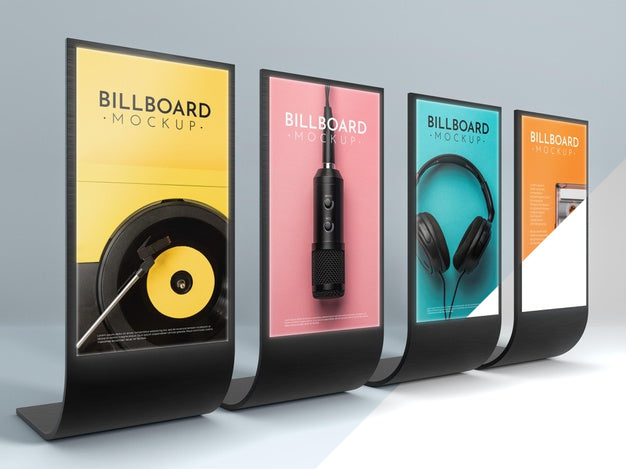 Billboard Studio Mock Up Psd