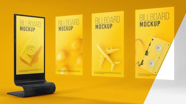 Billboard Studio Mock Up Psd