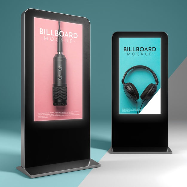Billboard Studio Mock Up Psd