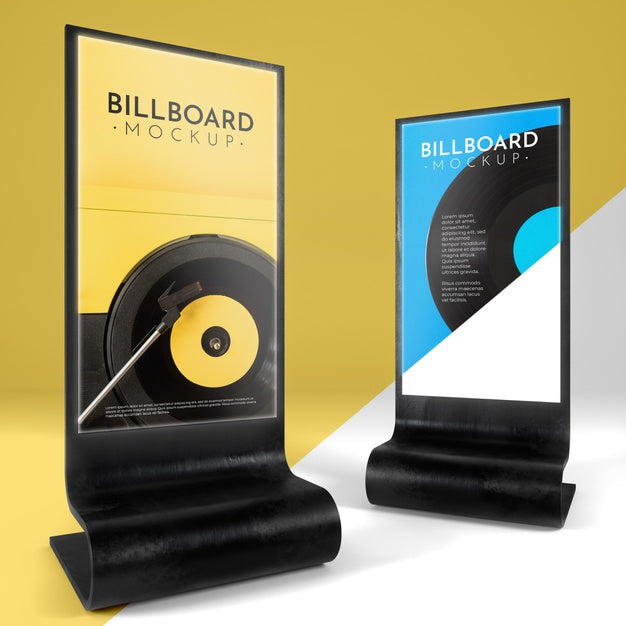 Billboard Studio Mock Up Psd