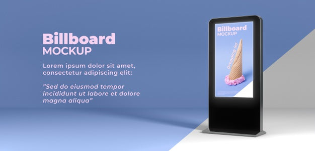 Billboard Studio Mock Up Psd