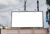 Billboard With Blank Surface For Advertising Psd