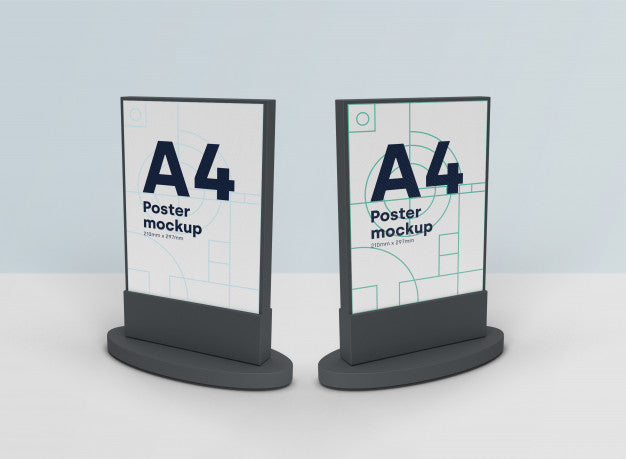 Billboards Mockups Scene 3D Psd