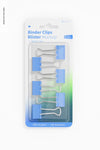 Binder Clips Blister Mockup, Top View Psd
