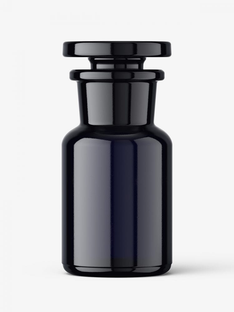 Bio Photonic Apothecary Bottle Mockup / 50 Ml