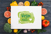 Bio Products Vegan Food Mock-Up Psd