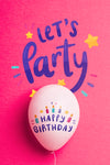 Birthday Balloon With Copy Space Psd