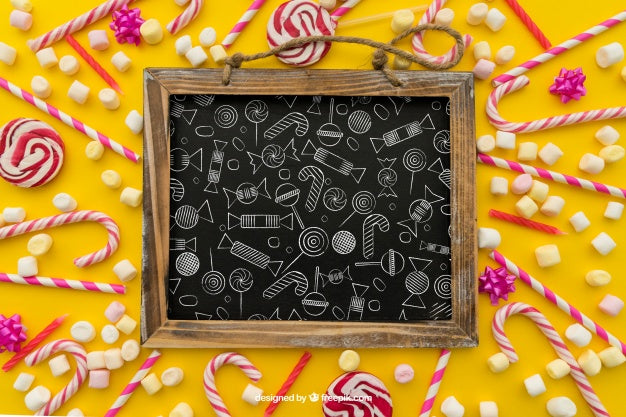 Birthday Composition With Slate Psd