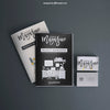 Black And White Cover Mockup Psd