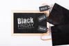 Black Board With Black Friday Promotion Psd