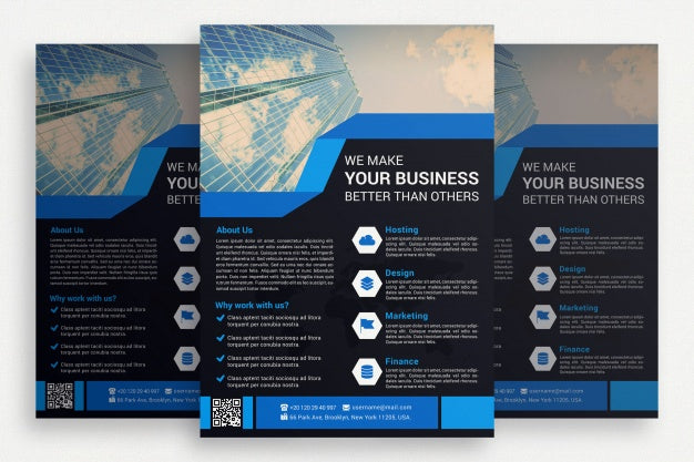 Black Business Brochure Psd