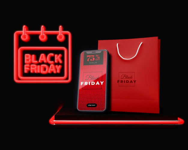 Black Friday Campaing Advertising Electronic Device For Sale Psd