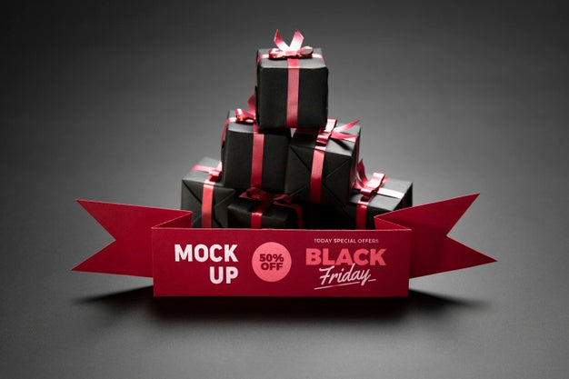 Black Friday Concept With Mock-Up Psd