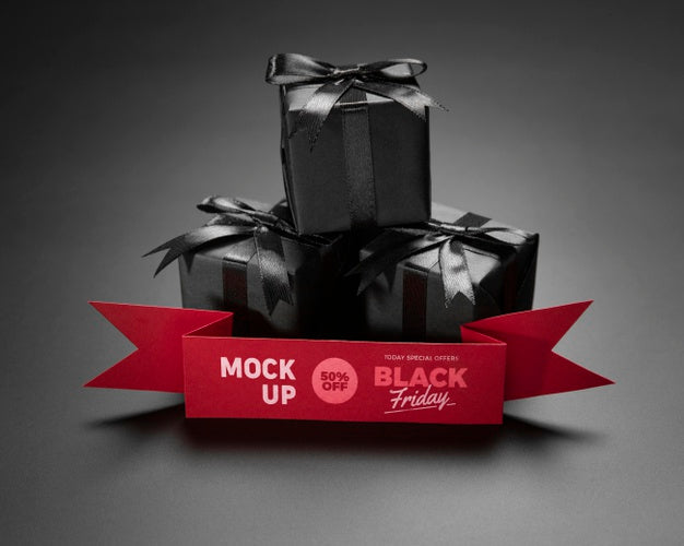 Black Friday Concept With Mock-Up Psd