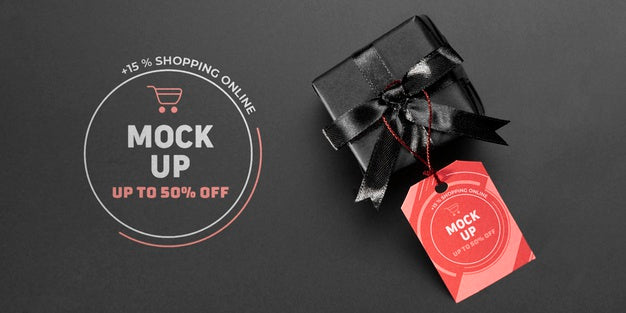 Black Friday Concept With Mock-Up Psd