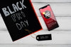 Black Friday Concept With Mock-Up Smartphone Psd