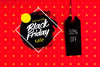 Black Friday Concept With Price Tag Psd