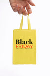 Black Friday Concept Yellow Bag Mock-Up Psd