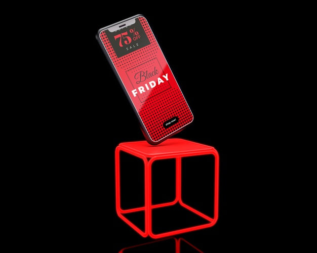 Black Friday Day With Online Sales Psd