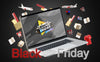 Black Friday Digital Sales On Black Background Psd