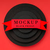 Black Friday Mock-Up Layers And Ribbon Psd